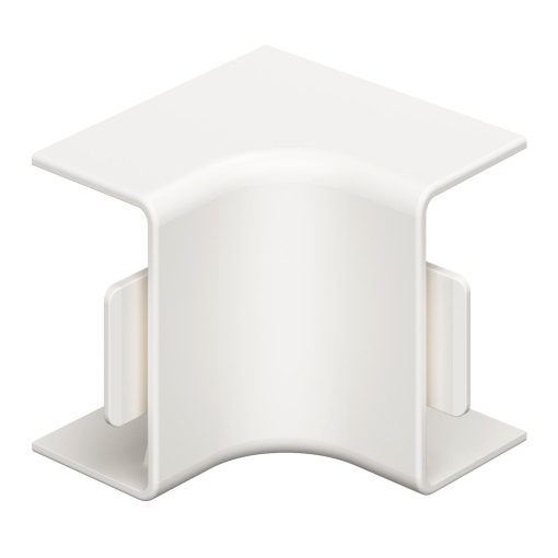 Ângulo interno 15x30mm Policloreto de vinilo branco puro RAL 9010