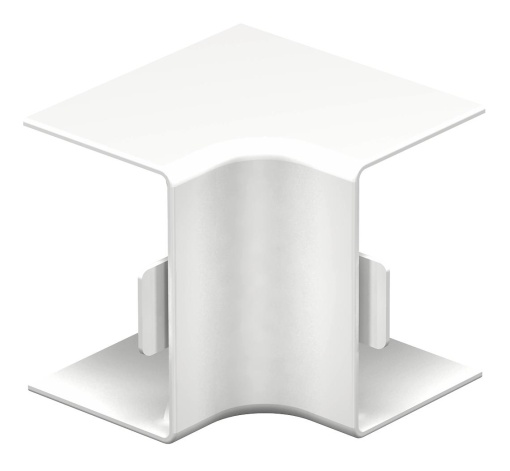 Ângulo interno 30x45mm Policloreto de vinilo branco puro RAL 9010