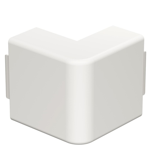 Ângulo externo 40x90mm Policloreto de vinilo branco puro RAL 9010