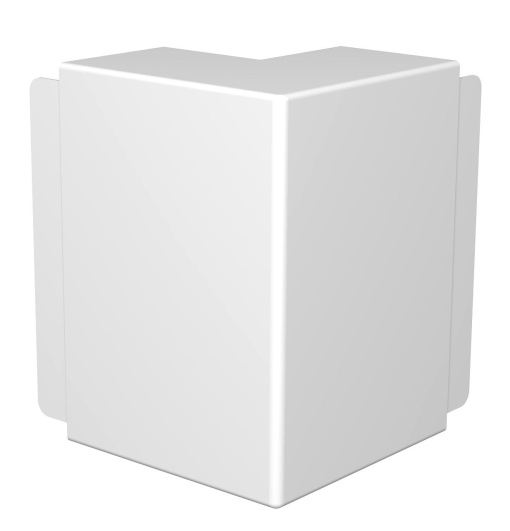 Ângulo externo 80x210mm Policloreto de vinilo branco puro RAL 9010