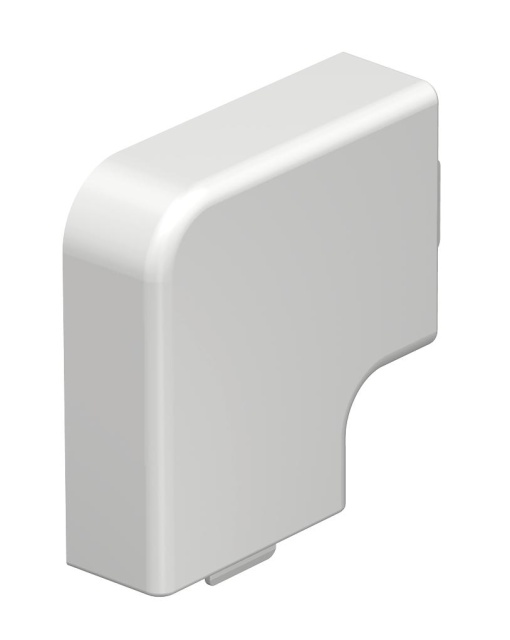 Ângulo plano 15x40mm Policloreto de vinilo branco puro RAL 9010