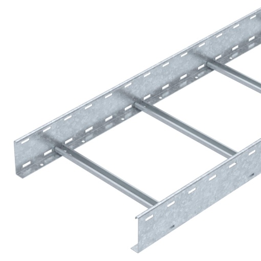 Caminho de cabos tipo escada degrau não perfurado, soldado 110x450x3000 Aço Galvanizado por imersão a quente após maquinação zinco
