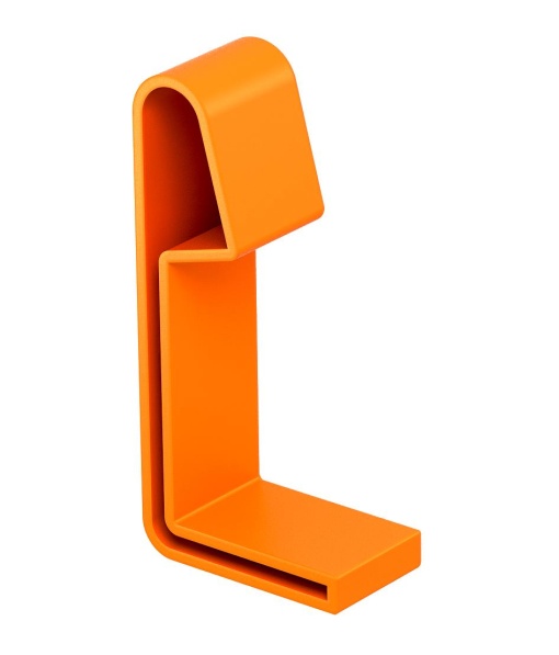 Proteção de topo para caminhos de cabos escada H60mm Polietileno cor-de-laranja pastel RAL 2003