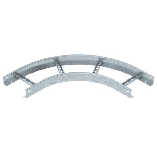 Ângulo 90 para caminhos de cabos escada 60x200 Aço galvanizado por imersão a quente após maquinação