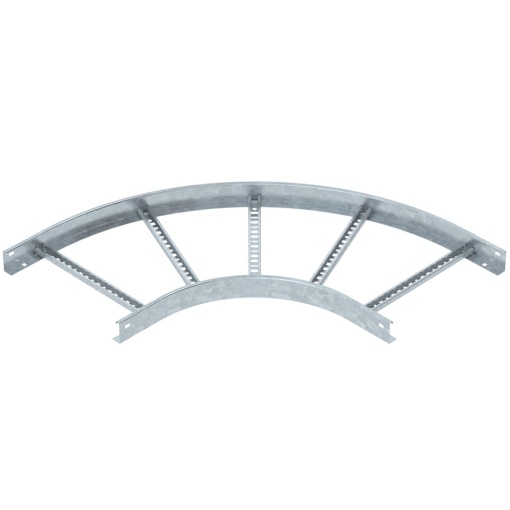 Ângulo 90 para caminhos de cabos escada 60x400 Aço galvanizado por imersão a quente após maquinação