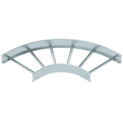 Ângulo 90 para caminhos de cabos escada 110x500 Aço galvanizado pelo método Sendzimir