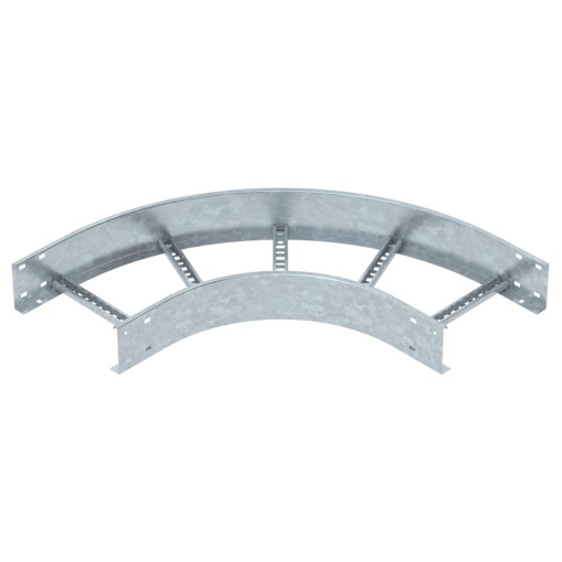 Ângulo 90 para caminhos de cabos escada 110x300 Aço galvanizado por imersão a quente após maquinação