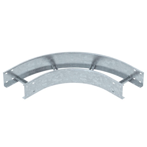 Ângulo 90 para caminhos de cabos escada 110x200 Aço galvanizado por imersão a quente após maquinação
