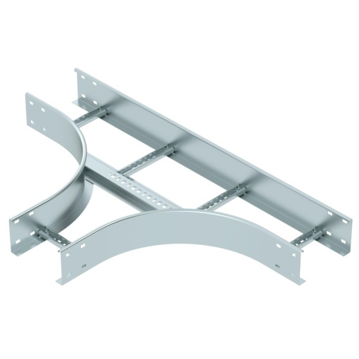 Derivação em T para caminhos de cabos escada 110x200 Aço galvanizado pelo método Sendzimir