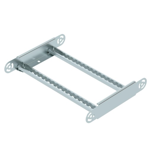 Elemento do ângulo regulável para caminhos de cabos escada 60x400 Aço galvanizado pelo método Sendzimir