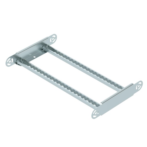 Elemento do ângulo regulável para caminhos de cabos escada 60x500 Aço galvanizado pelo método Sendzimir