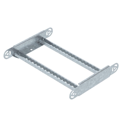 Elemento do ângulo regulável para caminhos de cabos escada 60x400 Aço galvanizado por imersão a quente após maquinação