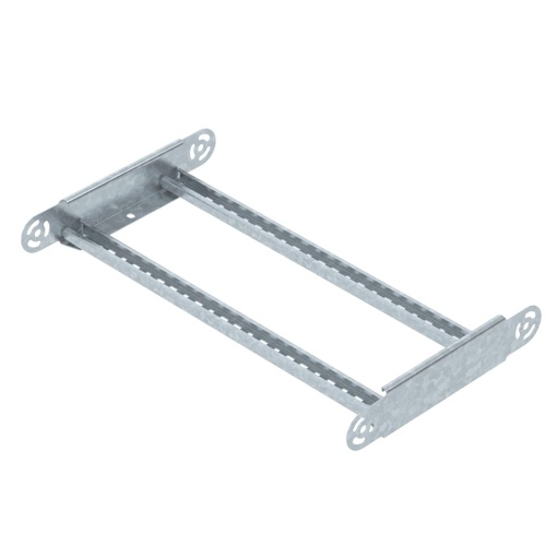 Elemento do ângulo regulável para caminhos de cabos escada 60x500 Aço galvanizado por imersão a quente após maquinação