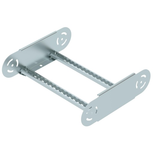 Elemento do ângulo regulável para caminhos de cabos escada 110x400 Aço galvanizado pelo método Sendzimir