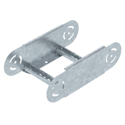 Elemento do ângulo regulável para caminhos de cabos escada 110x200 Aço galvanizado por imersão a quente após maquinação