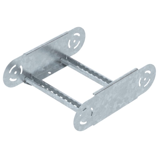 Elemento do ângulo regulável para caminhos de cabos escada 110x300 Aço galvanizado por imersão a quente após maquinação
