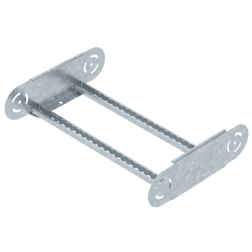 Elemento do ângulo regulável para caminhos de cabos escada 110x500 Aço galvanizado por imersão a quente após maquinação