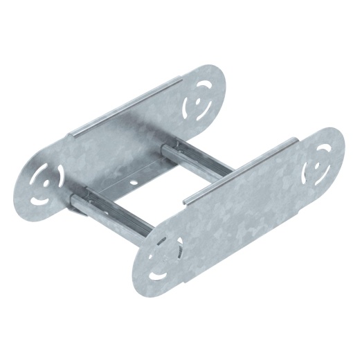 Elemento do ângulo regulável para caminhos de cabos escada 110x200 Aço galvanizado por imersão a quente após maquinação