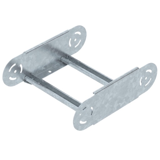 Elemento do ângulo regulável para caminhos de cabos escada 110x300 Aço galvanizado por imersão a quente após maquinação