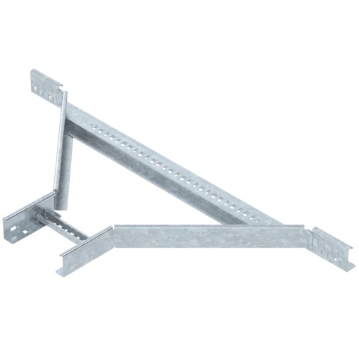 Derivação simples para caminhos de cabos escada 60x200 Aço galvanizado por imersão a quente após maquinação