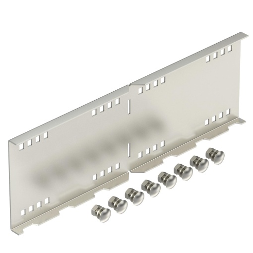 União curva para sistema grandes vãos 160 160x500 Aço inoxidável, livre de ferrugem A2 1.4301 brilhante, pós-tratamento