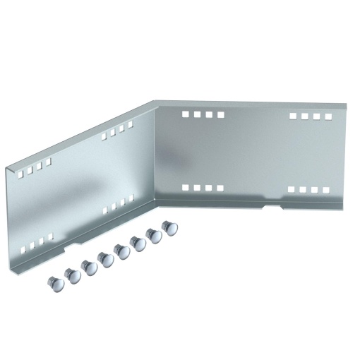 União curva 45º externa para sistema grandes vãos 160 160x500 Aço galvanizado pelo método Sendzimir