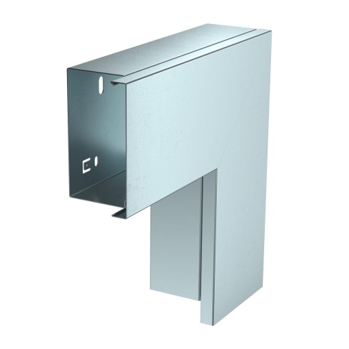 Ângulo plano com tampa 60x100mm Aço galvanizado pelo método Sendzimir