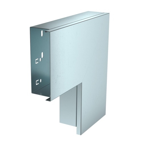 Ângulo plano com tampa 60x150mm Aço galvanizado pelo método Sendzimir