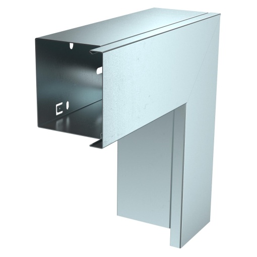 Ângulo plano com tampa 80x80mm Aço galvanizado pelo método Sendzimir
