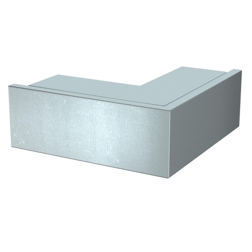 Ângulo externo com tampa 80x80mm Aço galvanizado pelo método Sendzimir