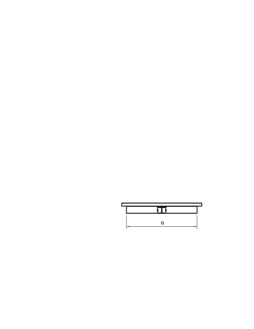 Derivação em T com tampa 80x80mm Aço galvanizado pelo método Sendzimir