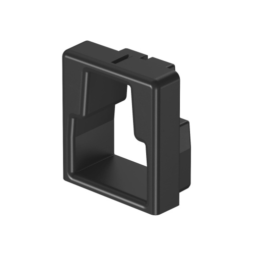 Edge protection ring 20x20mm Elastómero termoplástico preto RAL 9011
