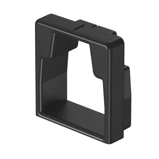 Edge protection ring 40x40mm Elastómero termoplástico preto RAL 9011