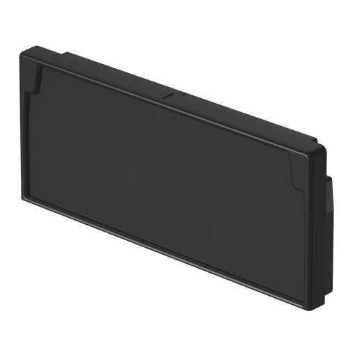 End piece 60x150mm Elastómero termoplástico preto RAL 9011