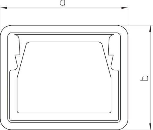 Protetor para calha LKM 60x200mm Policloreto de vinilo cinzento