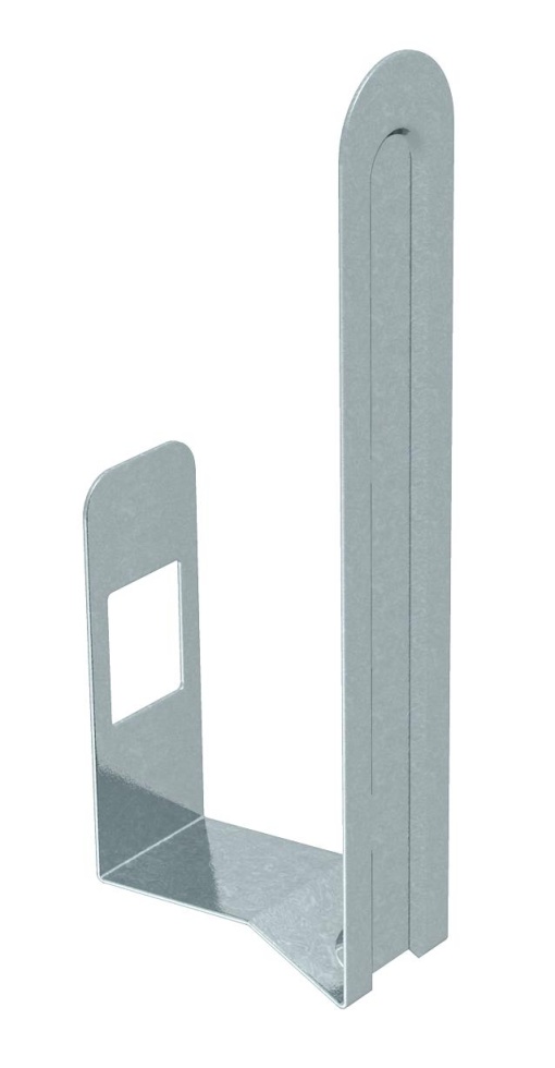 Grampo para calha 140mm Aço galvanizado pelo método Sendzimir