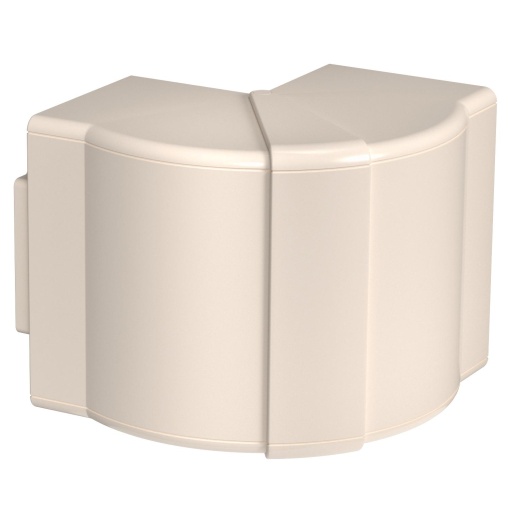 Ângulo externo variável 70x110mm Policarbonatoacrilonitrila-butadieno-estireno branco RAL 9001