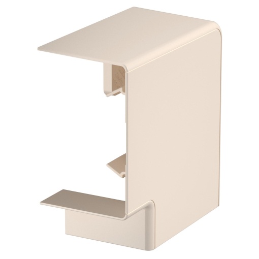 Ângulo plano Tampa de montagem 70x110mm Policarbonatoacrilonitrila-butadieno-estireno branco RAL 9001