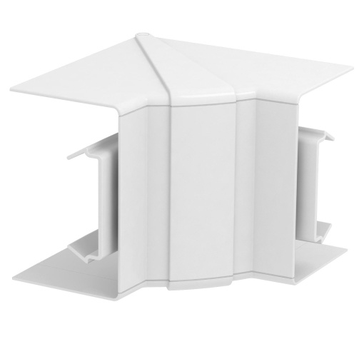 Ângulo interno variável 70x110mm Policarbonatoacrilonitrila-butadieno-estireno branco puro RAL 9010