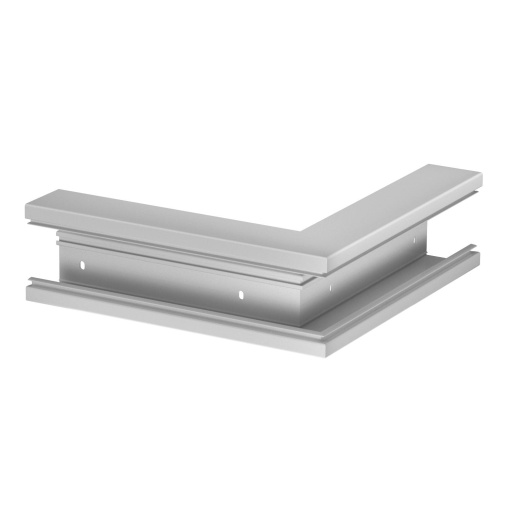 Ângulo externo 70x110mm Policloreto de vinilo cinzento claro RAL 7035