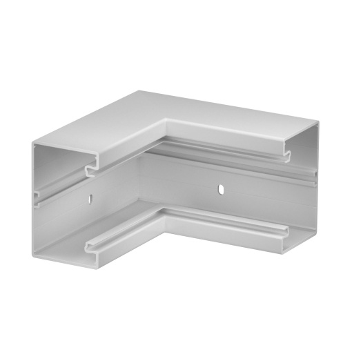 Ângulo interno 70x110mm Policloreto de vinilo cinzento claro RAL 7035