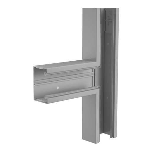 Derivação em T 70x110mm Policloreto de vinilo cinzento pedra RAL 7030