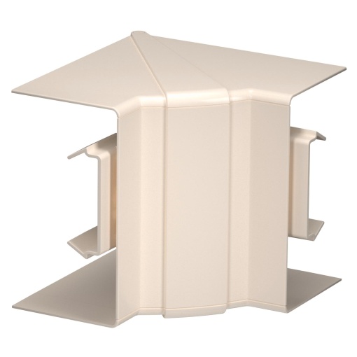 Ângulo interno variável 70x130mm Policarbonatoacrilonitrila-butadieno-estireno branco RAL 9001