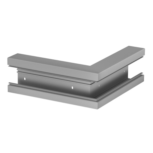 Ângulo externo 70x130mm Policloreto de vinilo cinzento pedra RAL 7030