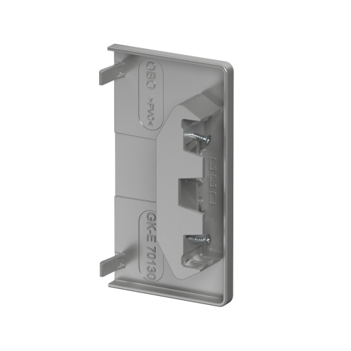 Topo 70x130mm Policarbonatoacrilonitrila-butadieno-estireno alumínio branco RAL 9006
