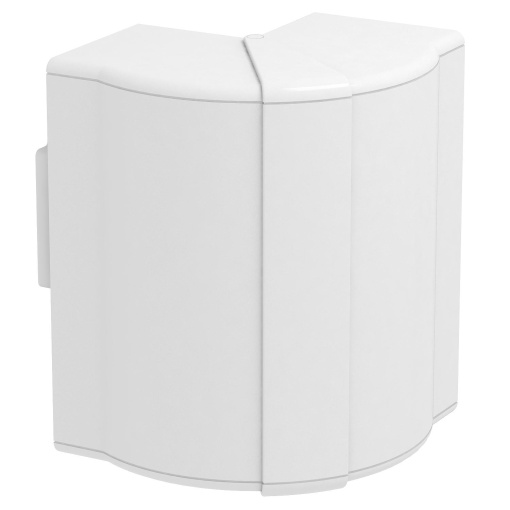 Ângulo externo variável 70x170mm Policarbonatoacrilonitrila-butadieno-estireno branco puro RAL 9010