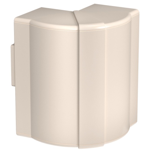 Ângulo externo variável 70x170mm Policarbonatoacrilonitrila-butadieno-estireno branco RAL 9001