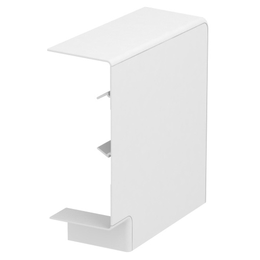 Ângulo plano Tampa de montagem 70x170mm Policarbonatoacrilonitrila-butadieno-estireno branco puro RAL 9010