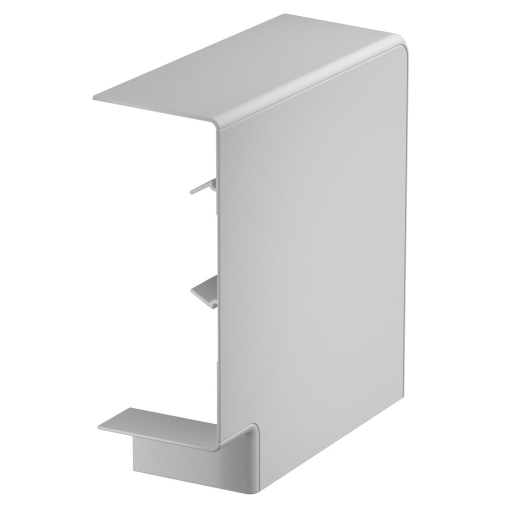 Ângulo plano Tampa de montagem 70x170mm Policarbonatoacrilonitrila-butadieno-estireno cinzento claro RAL 7035