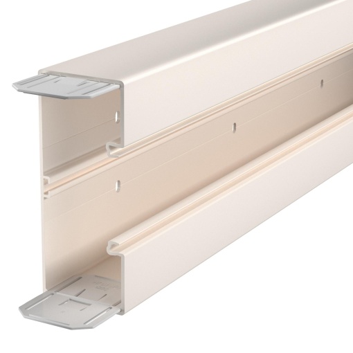 Calha técnica com base perfurada 70x170x2000 Policloreto de vinilo branco RAL 9001